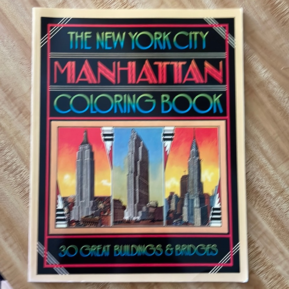 (2 for$10)Manhattan Coloring Book! - Picture 1 of 4